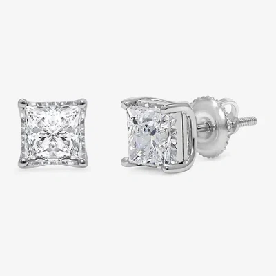 Fine Jewelry (i/si2) 2 Ct. T.w. Lab Grown White Diamond Sterling Silver 5.3mm Stud Earrings