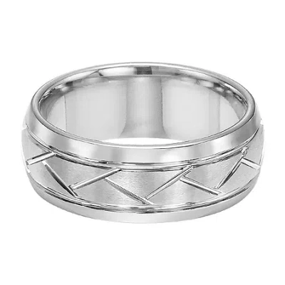 Fine Jewelry Limited Quantities! Mens Tungsten Band In Transparent