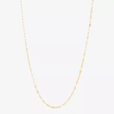 Fine Jewelry Limited Quantities! Womens 10k Gold 18 Inch Fashion Chain Necklace