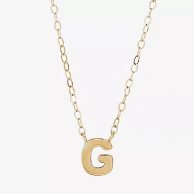 Fine Jewelry Limited Quantities! Womens 10k Gold 18 Inch Pendant Necklace In Green