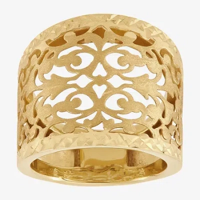 Fine Jewelry Limited Quantities! Womens 20mm 10k Gold Band In Yellow