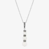 Fine Jewelry Limited Quantities! Womens Dyed White Cultured Freshwater Pearl Sterling Silver 18 Inch Pendant Neck In Transparent