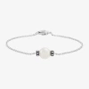 Fine Jewelry Limited Quantities! Womens Dyed White Cultured Freshwater Pearl Sterling Silver Charm Bracelet In Transparent