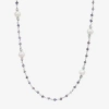 Fine Jewelry Limited Quantities! Womens White 36 Inch Strand Necklace In Transparent