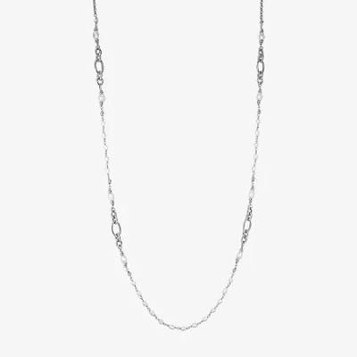 Fine Jewelry Limited Quantities! Womens White 36 Inch Strand Necklace In Transparent