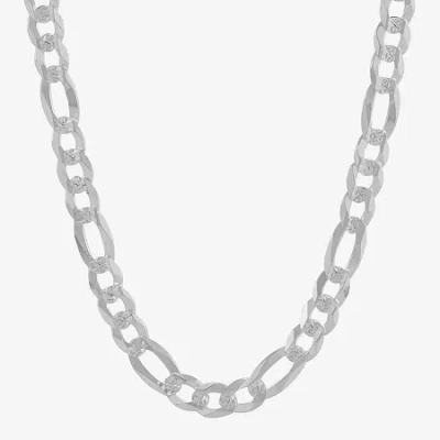 Fine Jewelry Made In Italy Mens Sterling Silver 22 Inch Chain Necklace