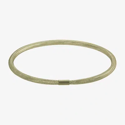 Fine Jewelry Made In Italy Womens 10k Gold Stretch Bracelet In Yellow