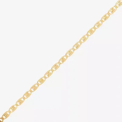 Fine Jewelry Made In Italy Womens 14k Gold 18 Inch Chain Necklace In Yellow