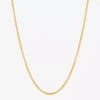 Fine Jewelry Made In Italy Womens 24k Gold Over Silver 24 Inch Popcorn Chain Necklace In Yellow