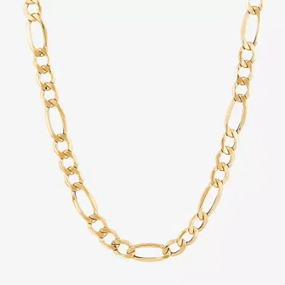 Fine Jewelry Mens 14k Gold 22 Inch Figaro Chain Necklace