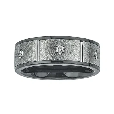 Fine Jewelry Mens 1/5 Ct. T.w. Diamond In Gray
