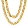 Fine Jewelry Mens 18k Gold Over Stainless Steel Hypoallergenic 30 Inch Box Chain Necklace In Transparent