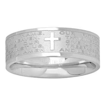 Fine Jewelry Mens 6mm Stainless Steel Band In Silver