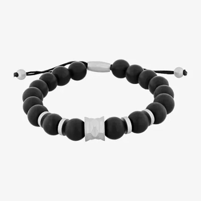 Fine Jewelry Mens Genuine Black Onyx Beaded Bracelet