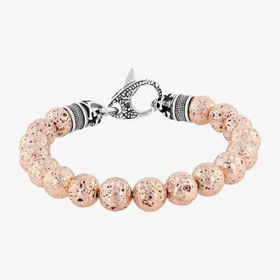 Fine Jewelry Mens Lava Bead Beaded Bracelet In Pink