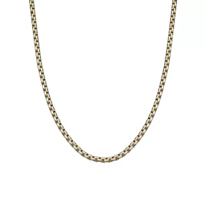 Fine Jewelry Mens Stainless Steel 24 Inch Box Chain Necklace In Transparent