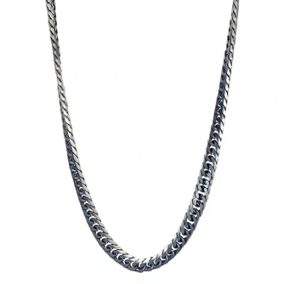 Fine Jewelry Mens Stainless Steel 24 Inch Curb Chain Necklace In Transparent