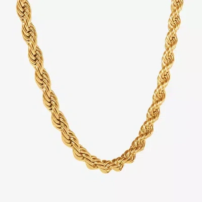 Fine Jewelry Mens Stainless Steel 24 Inch Rope Chain Necklace In Transparent