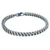 Fine Jewelry Mens Stainless Steel 8 1/2 Inch Solid Wheat Chain Bracelet In Transparent