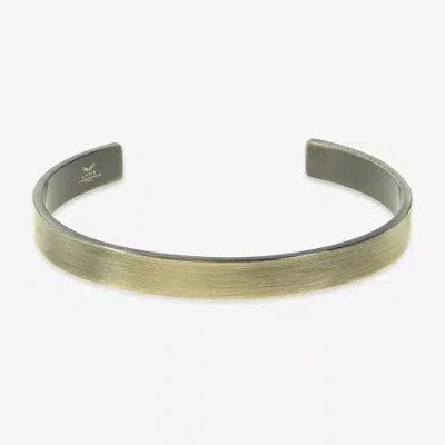 Fine Jewelry Mens Stainless Steel Cuff Bracelet In Transparent