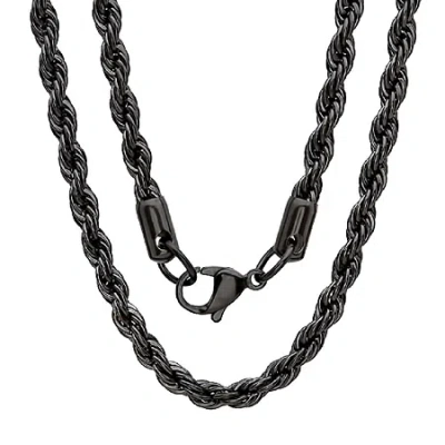 Fine Jewelry Mens Stainless Steel Hypoallergenic 30 Inch Rope Chain Necklace In Transparent