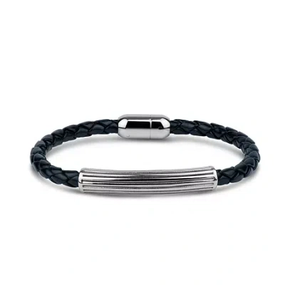 Fine Jewelry Mens Stainless Steel Id Bracelet In Transparent