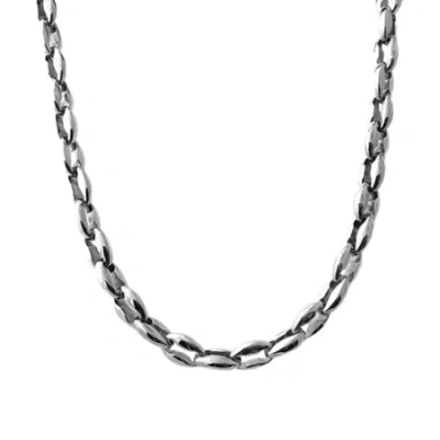 Fine Jewelry Mens Stainless Steel Necklace In Gray