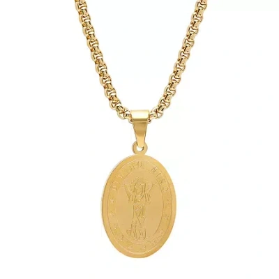 Fine Jewelry Mens Stainless Steel Semisolid Curb Hypoallergenic Chain Bracelet In Transparent