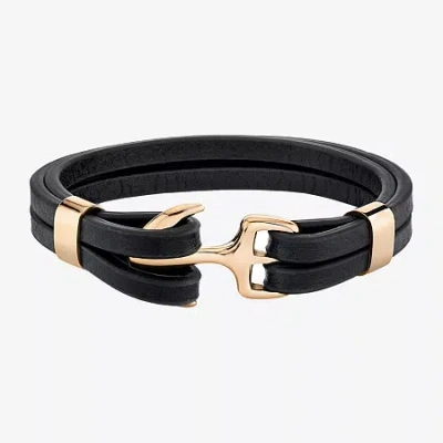 Fine Jewelry Mens Stainless Steel Strand Bracelet In Transparent