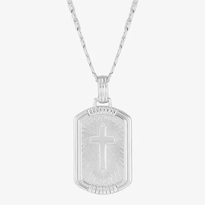 Fine Jewelry Mens Sterling Silver 22 Inch Chain Necklace