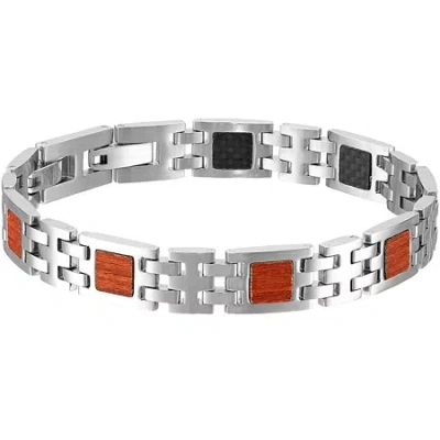 Fine Jewelry Mens Sterling Silver Solid 9 Inch Link Bracelet In Transparent