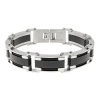 Fine Jewelry Mens Two-tone Stainless Steel Chain Bracelet In Multi