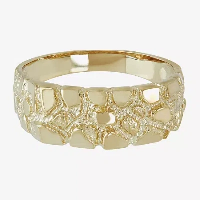Fine Jewelry Nugget Mens 14k Gold Fashion Ring In Transparent