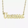 Fine Jewelry Personalized Cursive Name Necklace In Yellow