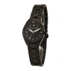 Fine Jewelry Personalized Dial Womens Black Stainless Steel Bracelet Watch In Black