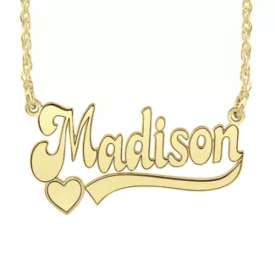 Fine Jewelry Personalized Name Necklaces In Yellow