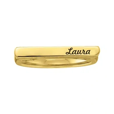 Fine Jewelry Personalized Star Name Ring In Yellow