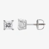 Fine Jewelry Premier Collection 1/4 Ct. T.w. Natural Princess-cut Diamond Stud Earrings In White