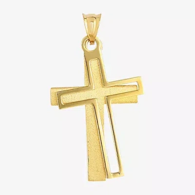 Fine Jewelry Religious Jewelry Cross Unisex Adult 14k Gold Cross Pendant