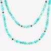 Fine Jewelry Silpada Womens Green Amazonite Sterling Silver 40 Inch Beaded Necklace In Transparent