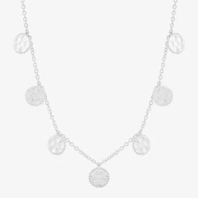 Fine Jewelry Silpada Womens Sterling Silver Round 17 Inch Pendant Necklace In Transparent