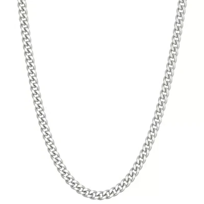 Fine Jewelry Solid Herringbone Chain Necklace In Transparent