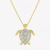 Fine Jewelry Turtle (g-h In Yellow
