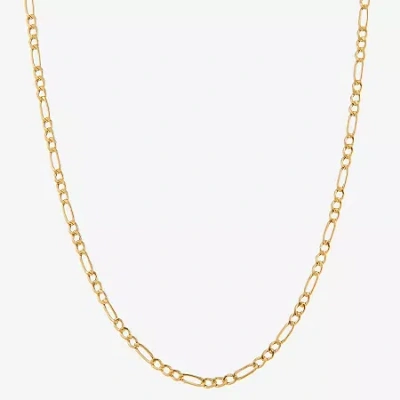 Fine Jewelry Kids' Unisex 14k Gold 13 Inch Figaro Chain Necklace