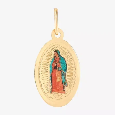 Fine Jewelry Unisex Adult 14k Gold Oval Pendant In Transparent