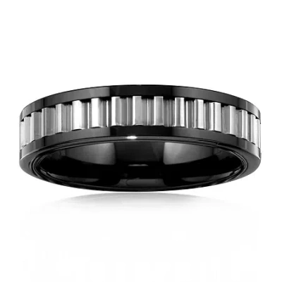Fine Jewelry Unisex Adult 5.5mm Ceramic Band In Black