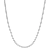Fine Jewelry Unisex Adult Sterling Silver 24 Inch Chain Necklace In Transparent