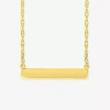 Fine Jewelry Womens 10k Gold 18 Inch Pendant Necklace In Transparent