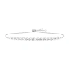 Fine Jewelry Womens 1/2 Ct. T.w. Natural White Diamond Sterling Silver Bolo Bracelet In Transparent