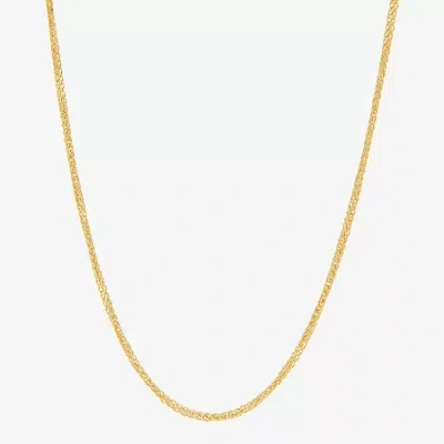 Fine Jewelry Womens 14k Gold 16 Inch Wheat Chain Necklace In Yellow